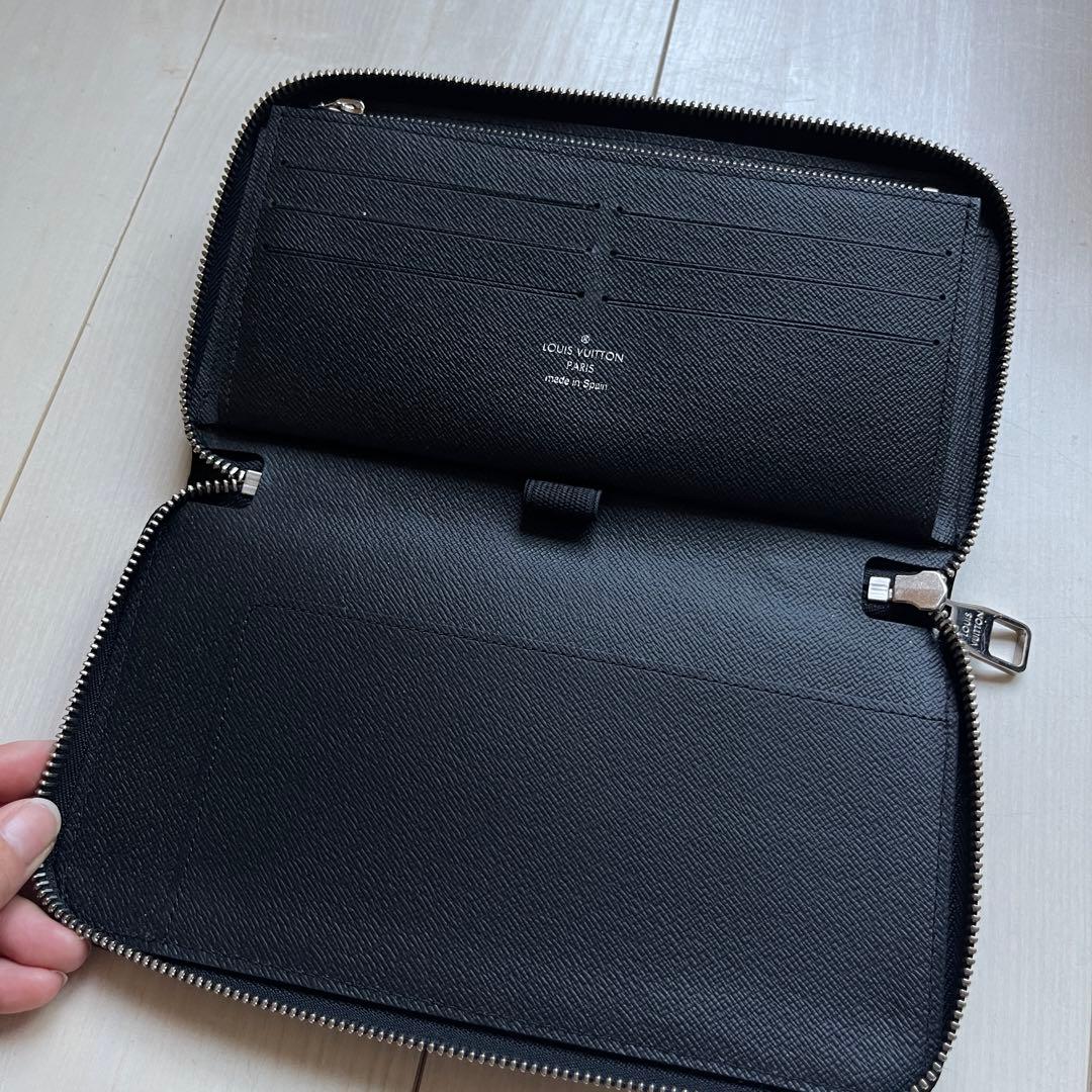 【美品】Louis Vuitton ブラック 長財布