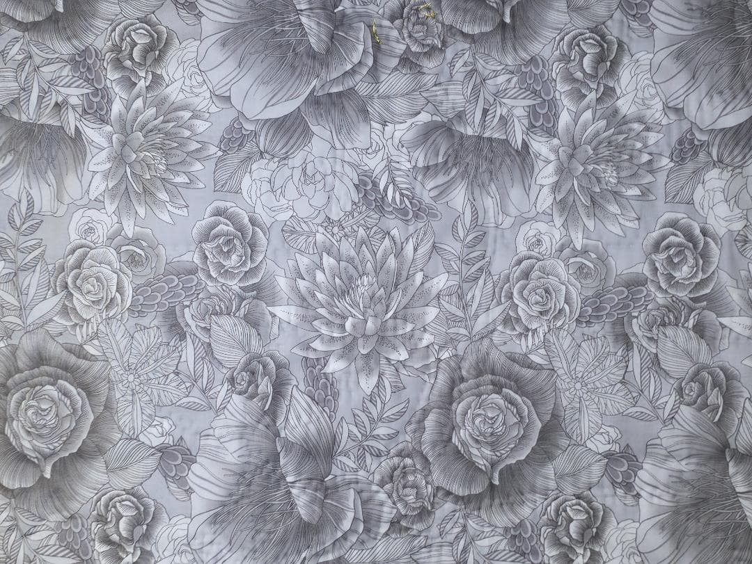 ハンドメイド ステンドグラスキルトタペストリー 「猫とぶどうの木」