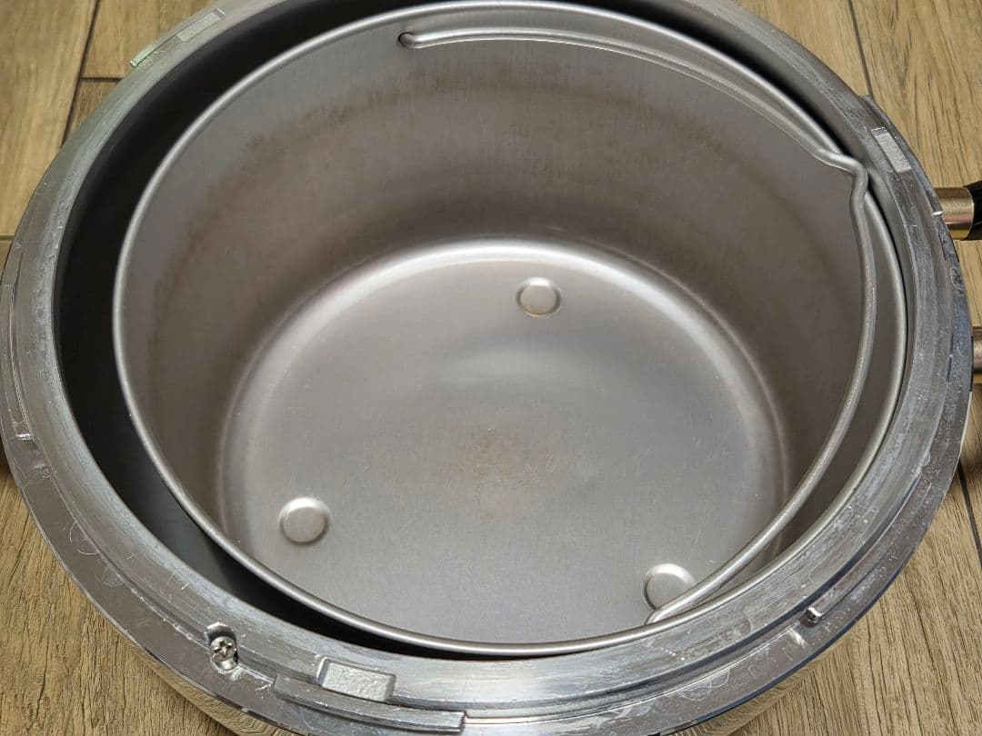 【ふわふっわ】業務用象印電子保温ジャーTHA-C40A&ヘイワ鍋PC60A