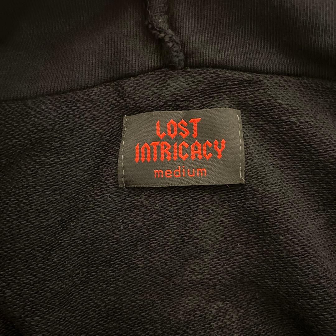 【希少品】 LOST INTRICACY BLACK ジップ パーカー Mサイズ