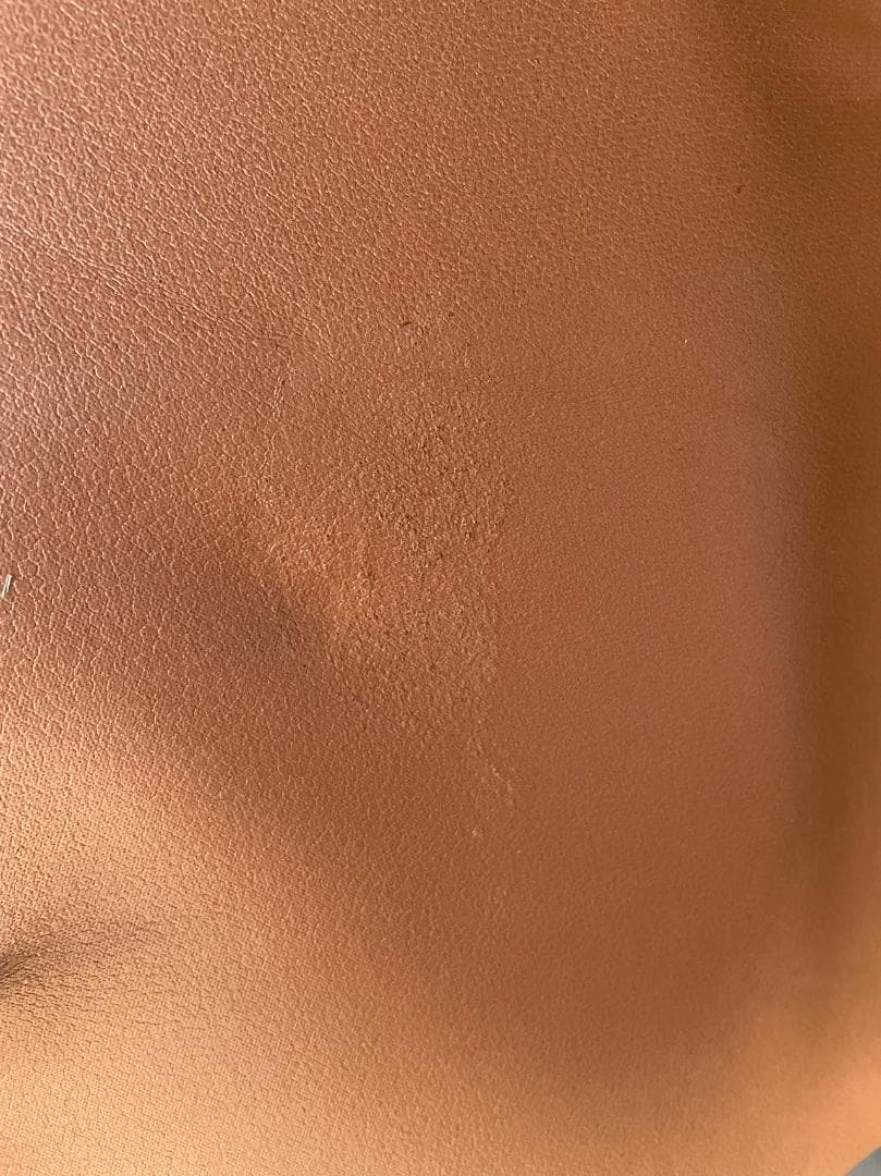 ベージュ*ブラウン ロッキングチェア 訳あり品　写真をご確認 SF15-②