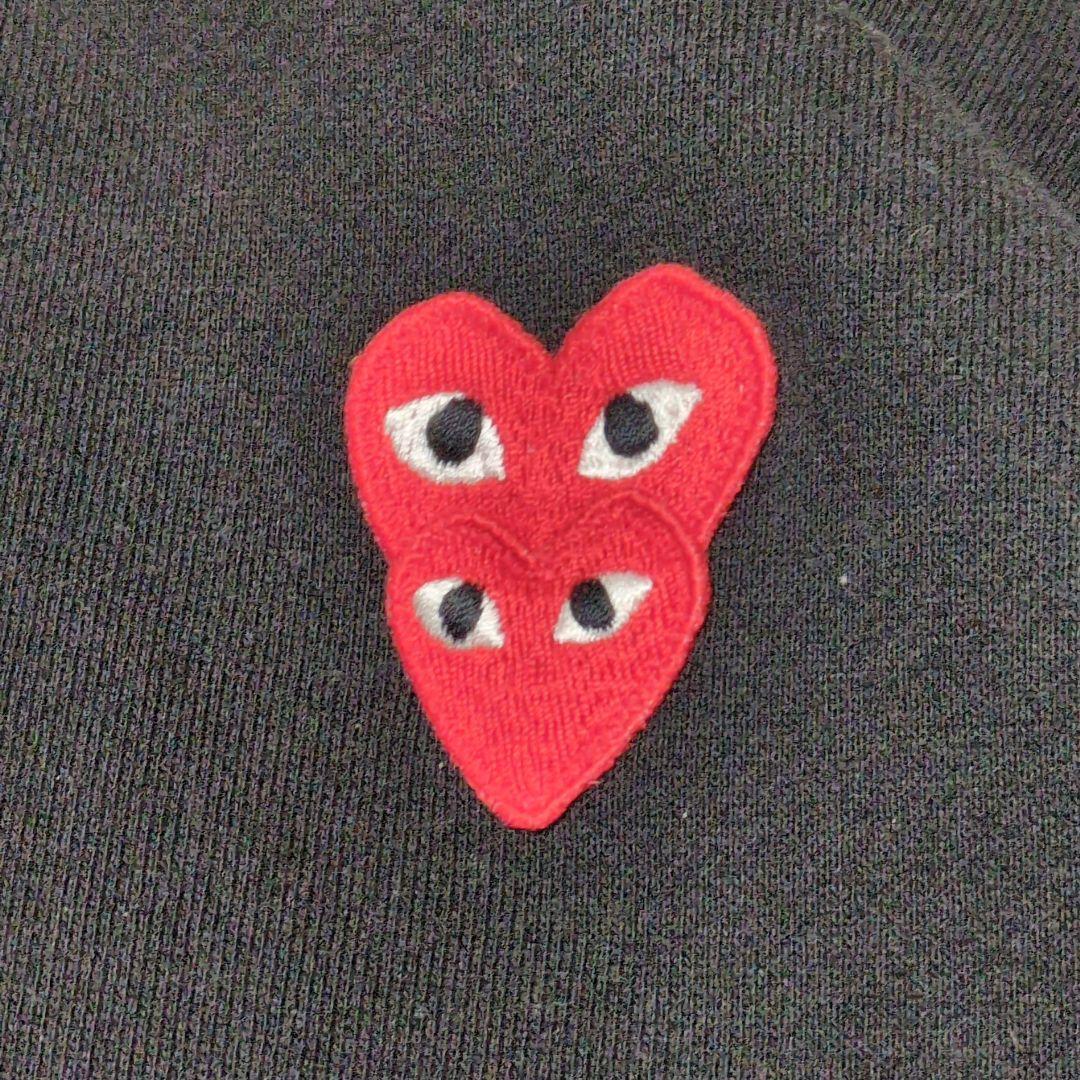 PLAY COMME des GARCONS ジップアップパーカー ハートパッチ