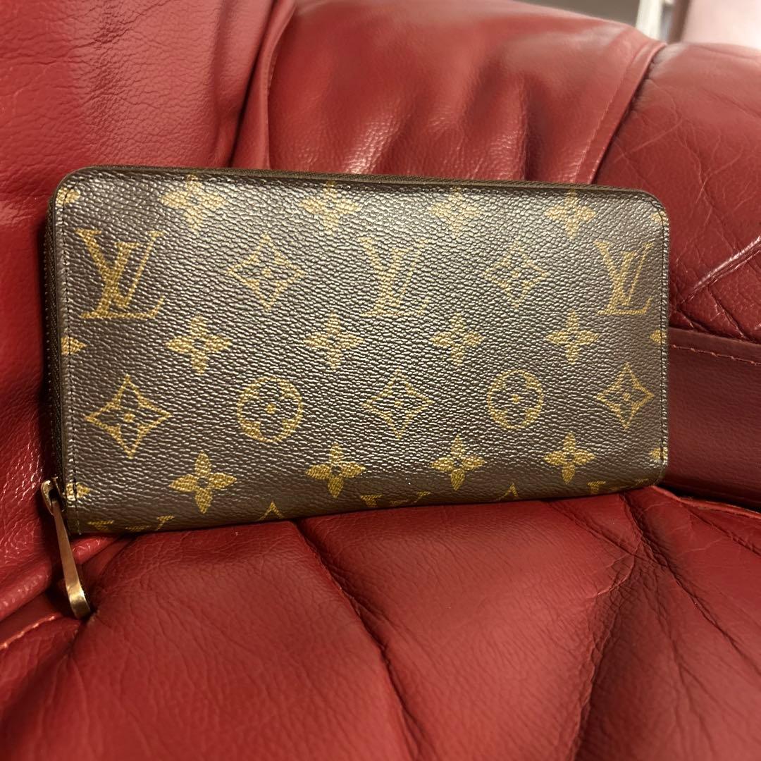 極美品！ルイヴィトン モノグラム ジッピーウォレット