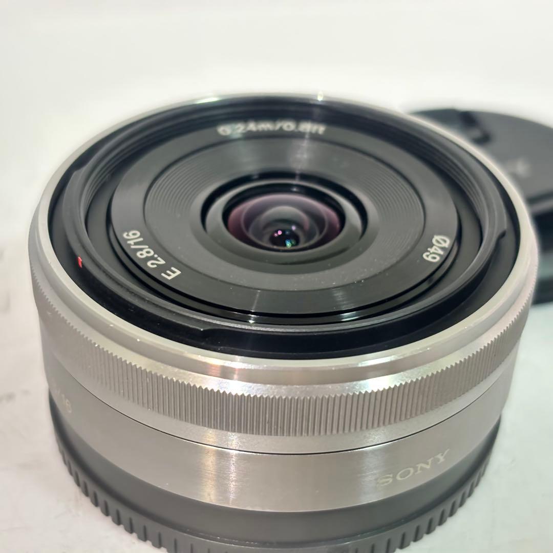 【美品】SONY ソニー E 16mm F2.8 SEL16F28 単焦点レンズ