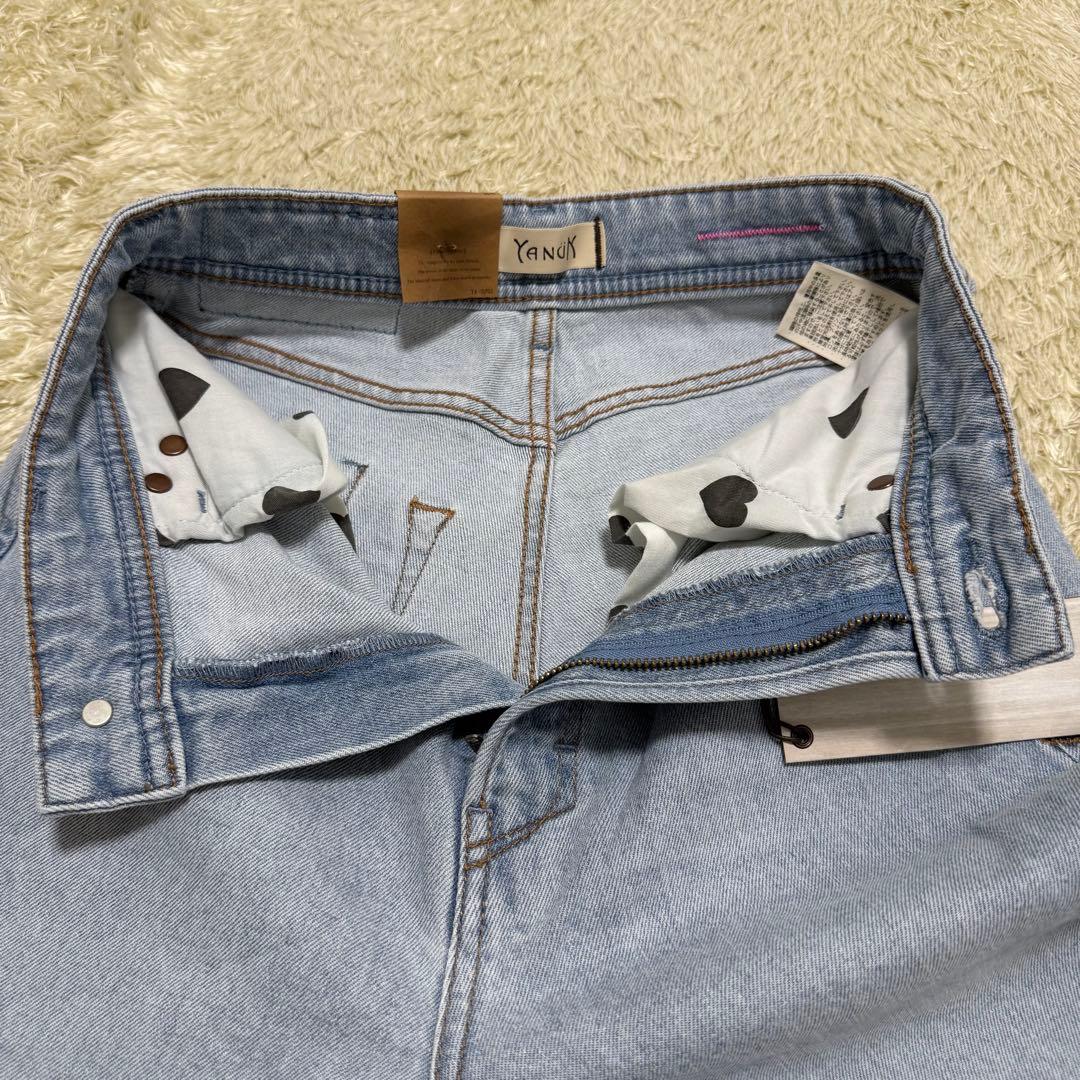【新品】 樋口かほり ✖︎ YANUK クラシックテーパード　デニムパンツ　23