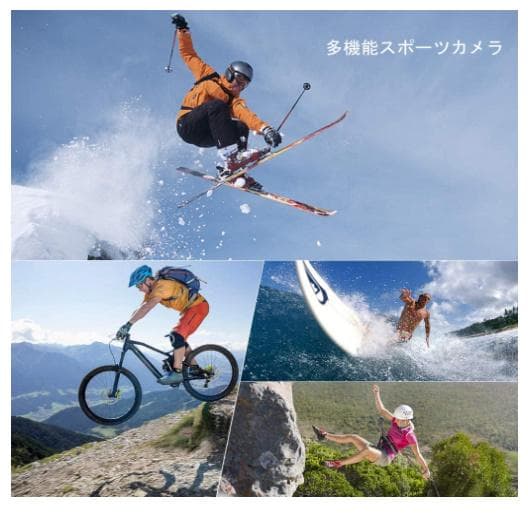 Apexcam アクションカメラ 4K高画質 2000万画素 SONYセンサー