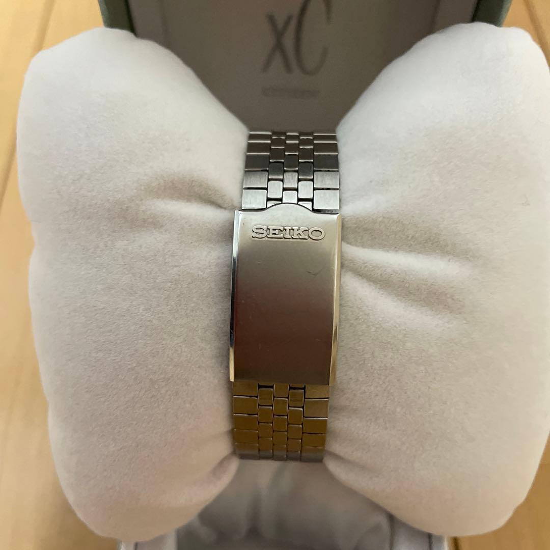 SEIKO グリーン文字盤 クォーツ腕時計TYPE2