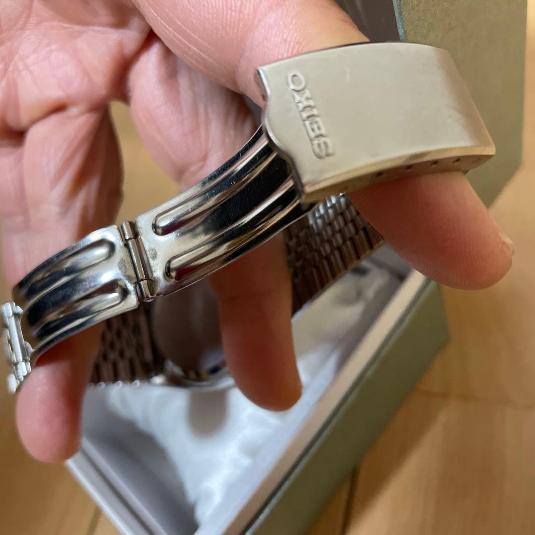 SEIKO グリーン文字盤 クォーツ腕時計TYPE2