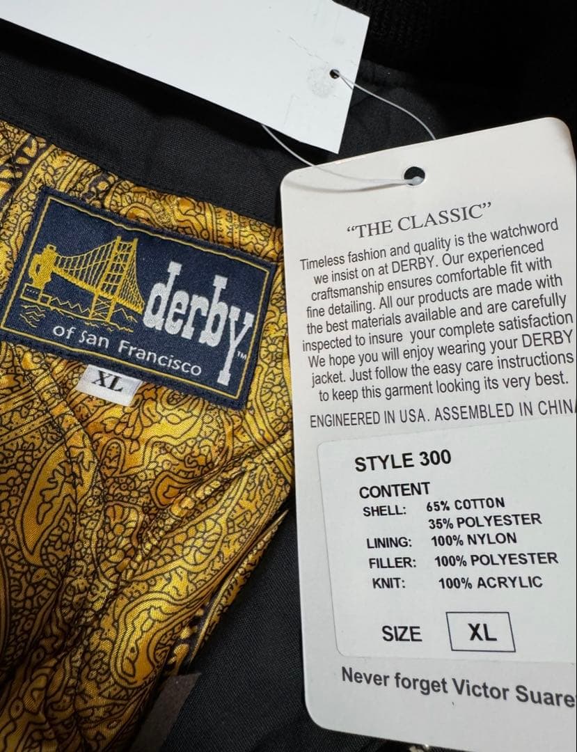 DERBY JACKET / ダービージャケット キムタク 同型同色 XL