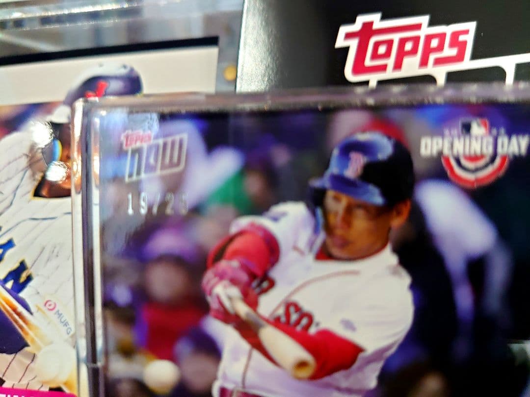 【パープルパラレル】 吉田正尚 開幕戦 topps now シリアル 大谷翔平
