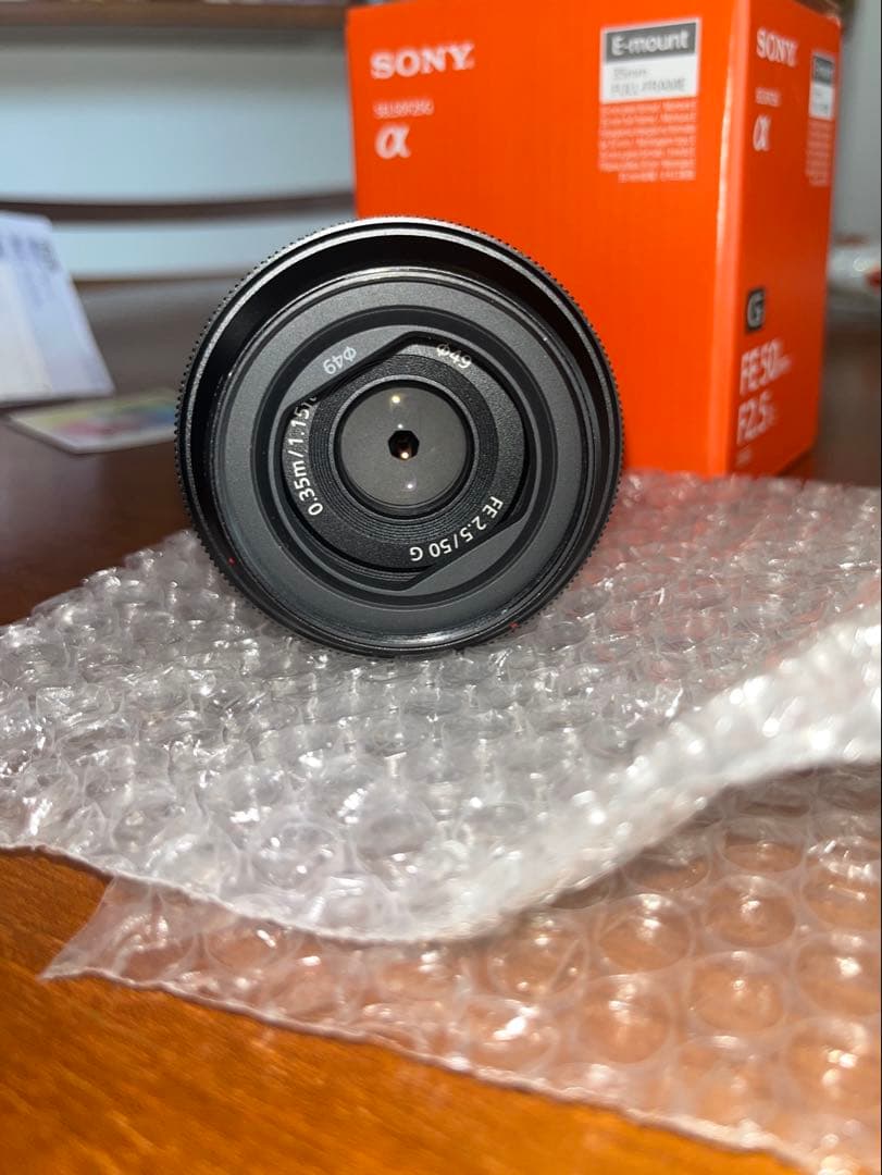 SONY FE 50mm F2.5 G レンズ