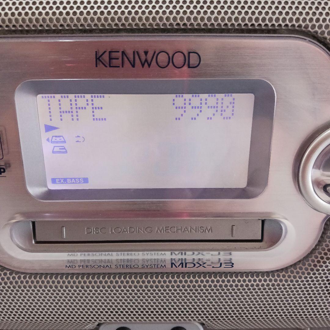 KENWOOD CD.MD.カセットデッキ　稼働品