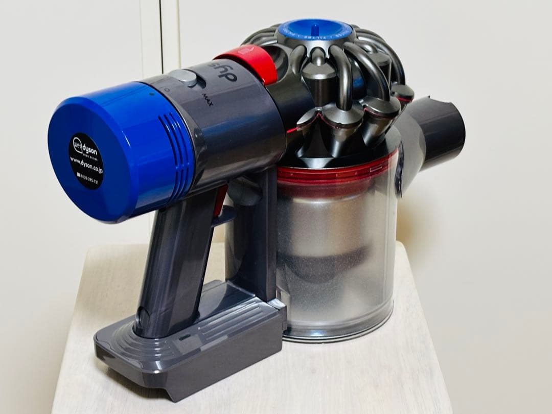 【完全分解洗浄品】ダイソン SV10 マキタ18Vバッテリー仕様 ノズル2個付