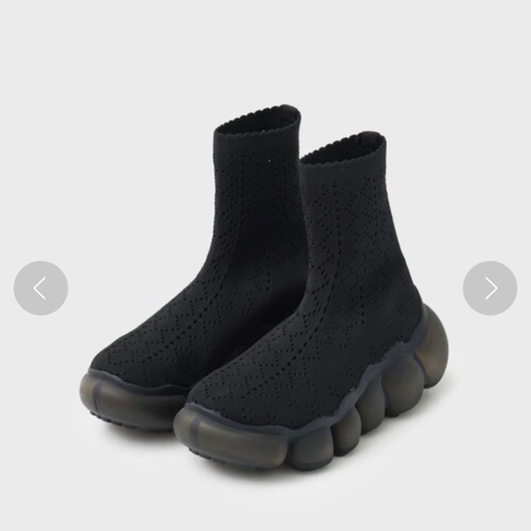 【grounds/グラウンズ】JEWELRY LACE/ショートブーツ/厚底