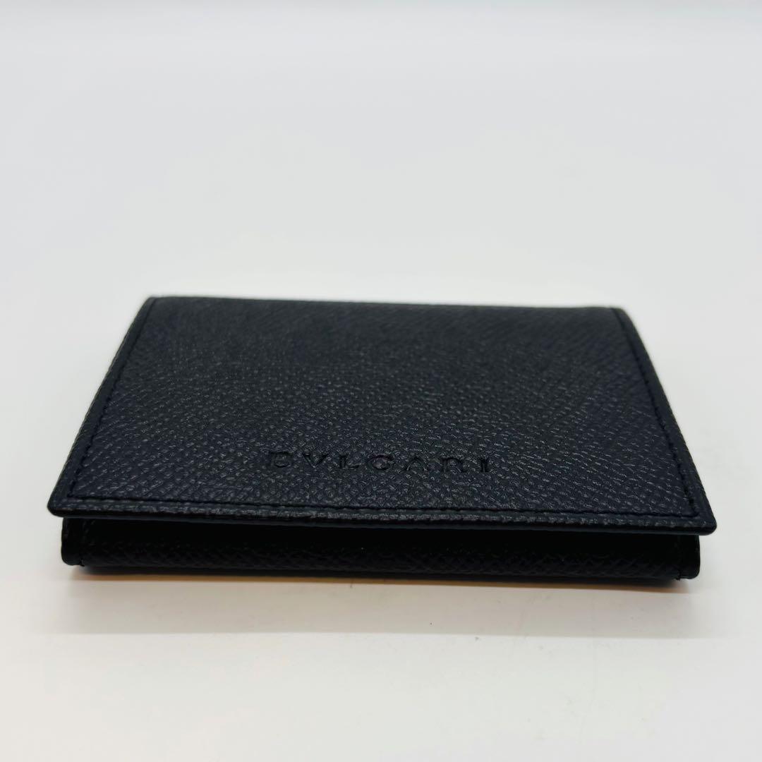 【未使用】ブルガリ ケース 小銭入れ レザー ブラック
