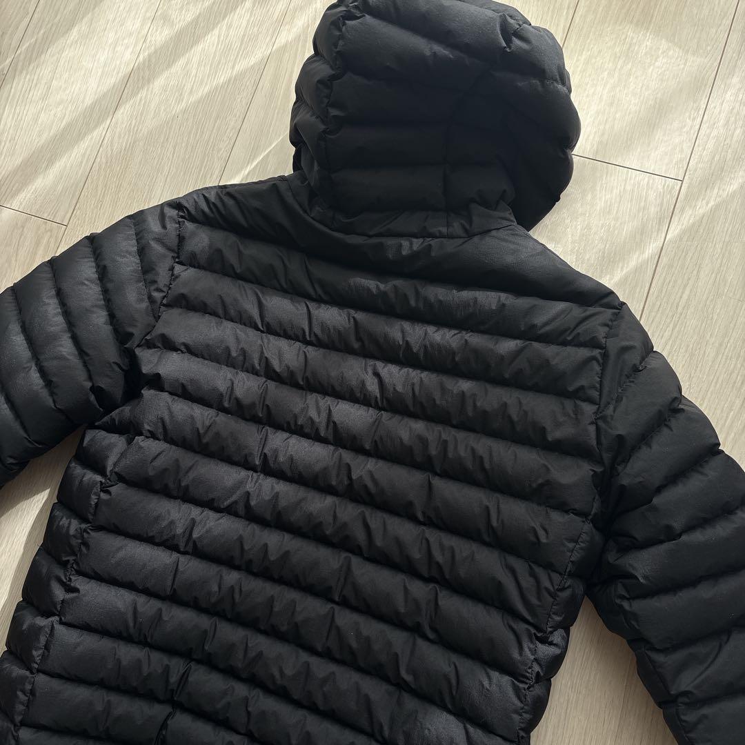 DANTON ミドルダウンジャケット 黒　サイズ38 ゆったり着たい方に！