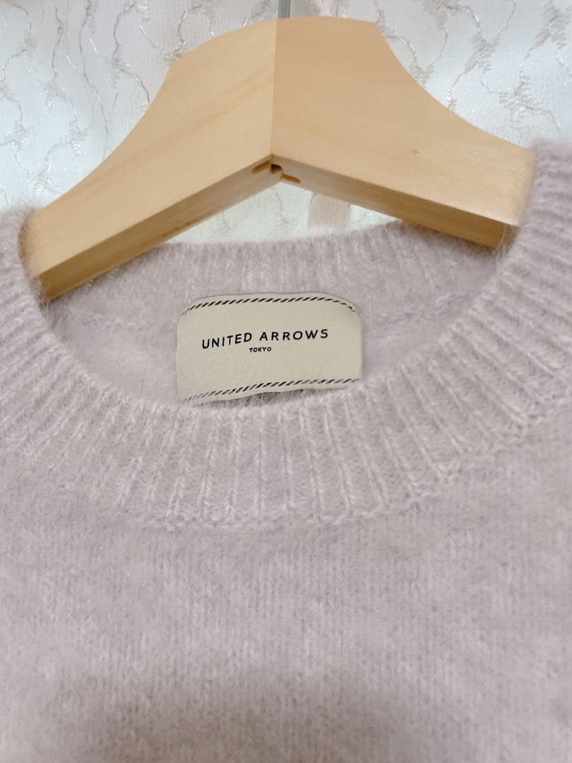 UNITED ARROWS フォックスカシミヤ クルーネック ニット 24FW