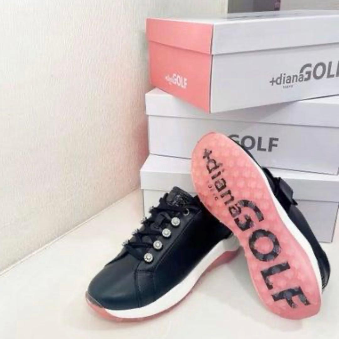 dianaGOLF ゴルフシューズ ブラック
