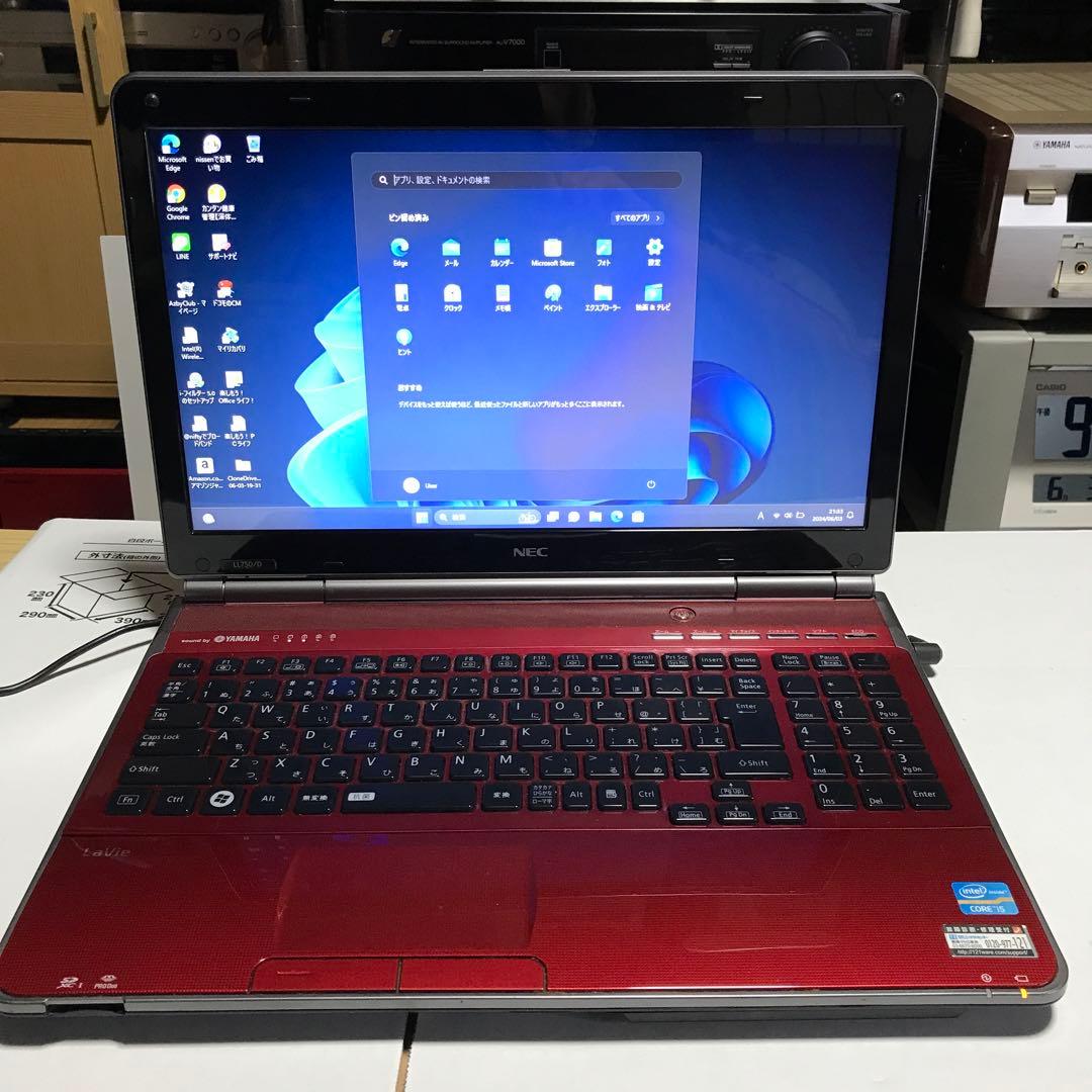 Windowsノート本体 N E C Lave Windows11corei5