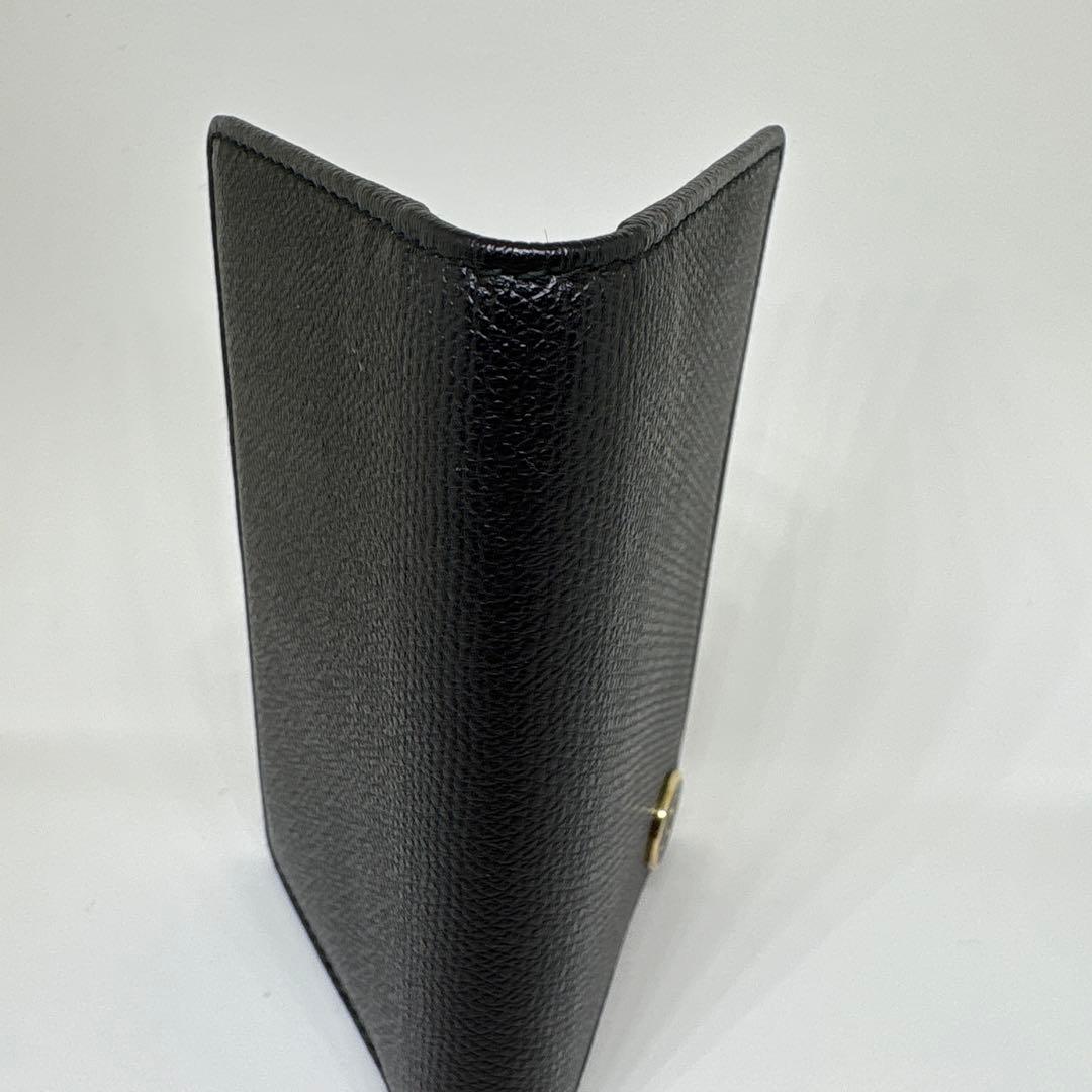 国内正規品CHANELココマークカードケース名刺二つ折りブラックゴールド金具