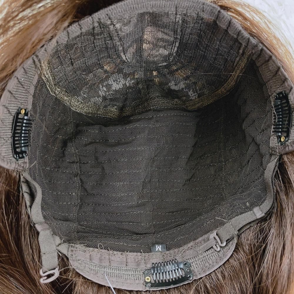 ¨*♡様 人毛100% フルウィッグ 医療用 ロング ストレート ブラウン 茶髪