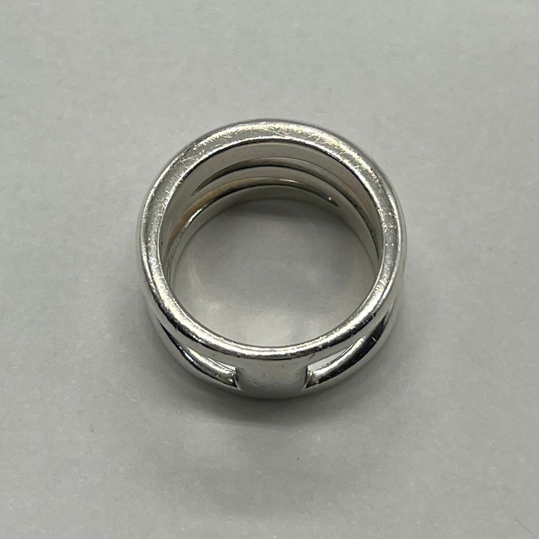 ティファニー TIFFANY ダイアゴナルリング 14号 SV925