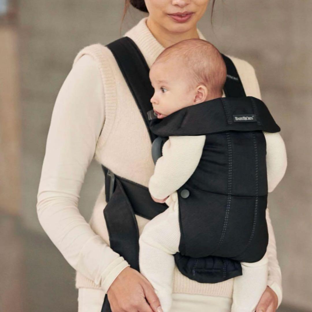 【新品未開封】ベビービョルン ベビーキャリアMINI ウーブン ブラック