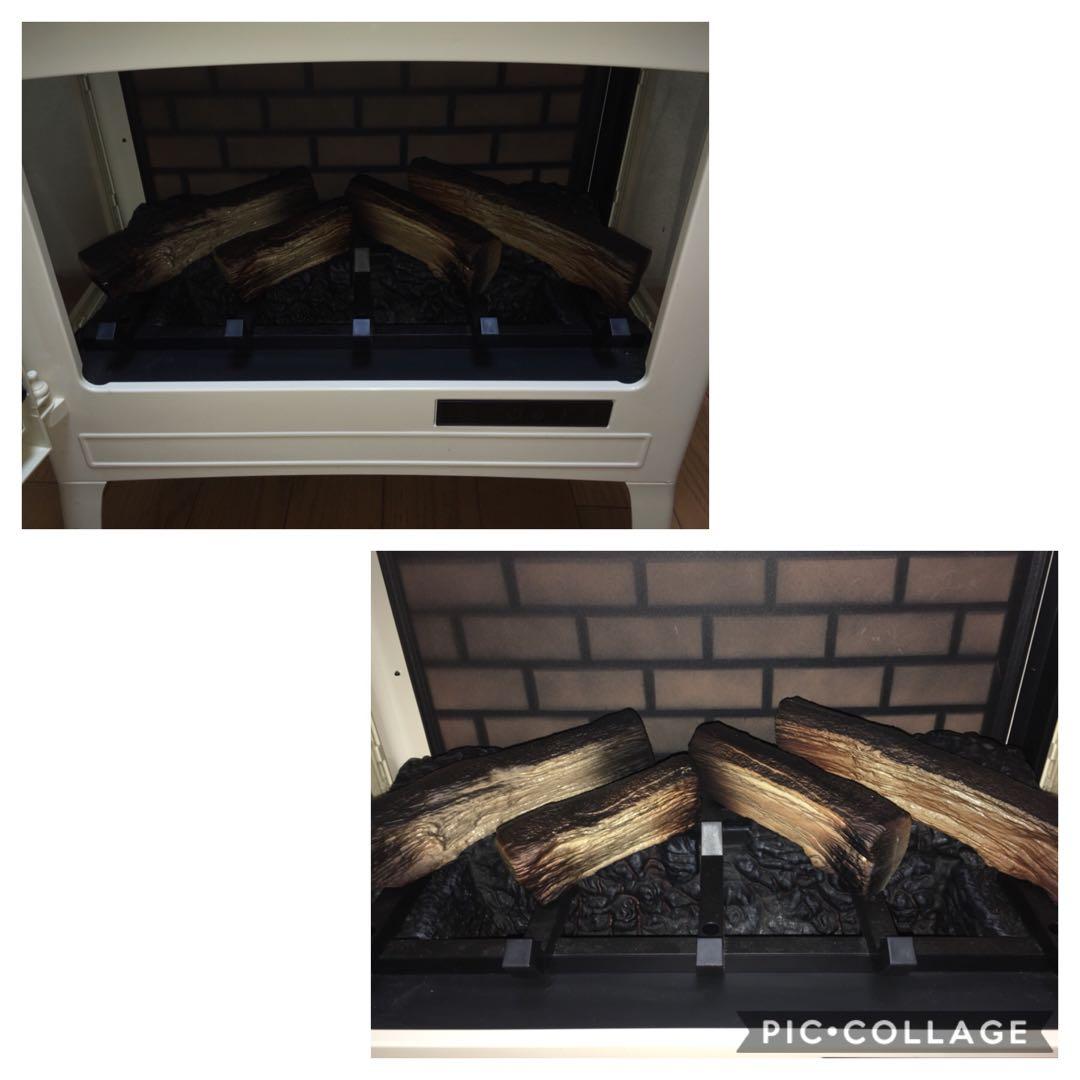 QVCジャパン 暖炉型電気温風機 す暖炉型ヒーター DFI-5010-04