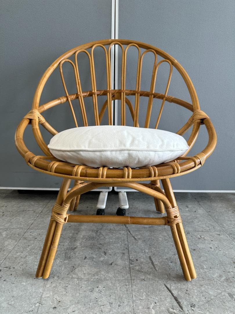 unico　ラタンチェア　CAGE(カージュ)　ブラウン　籐家具