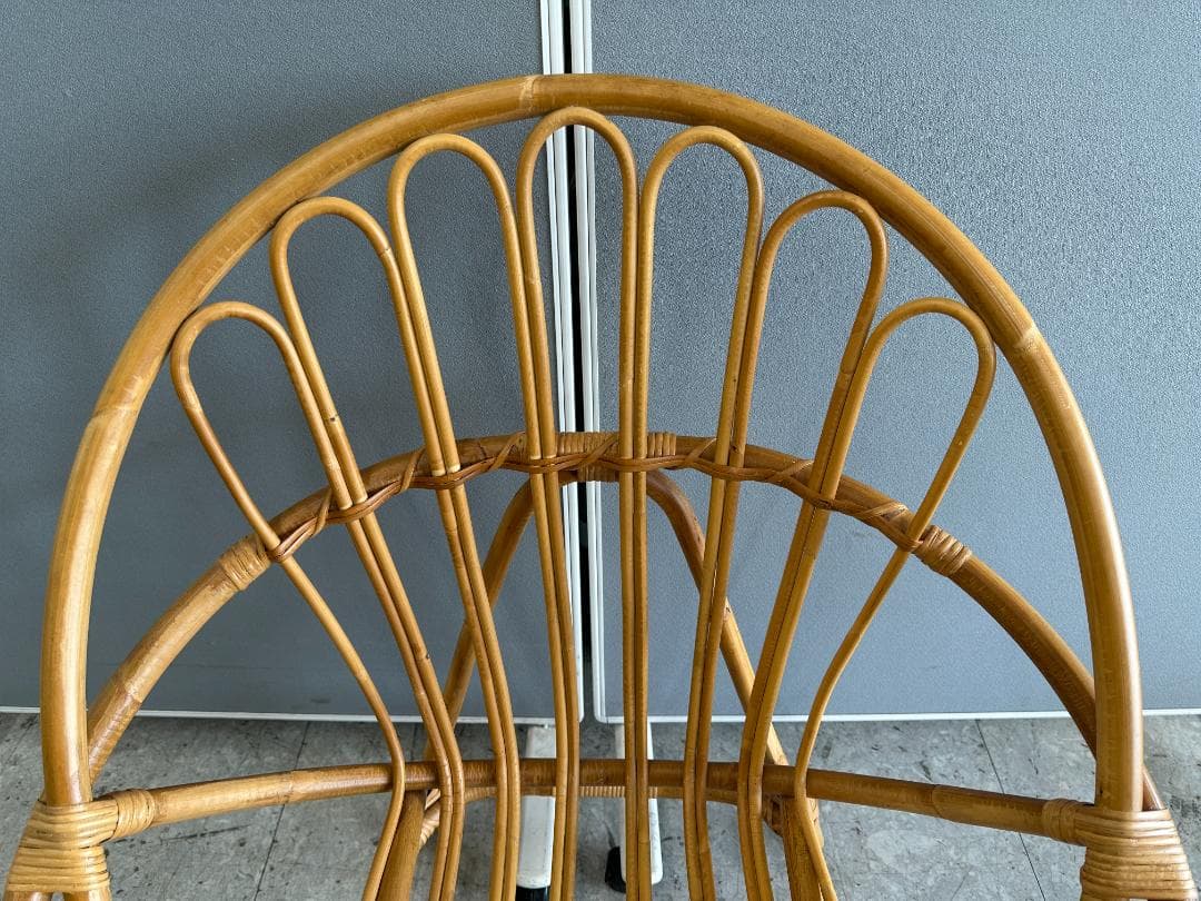 unico　ラタンチェア　CAGE(カージュ)　ブラウン　籐家具