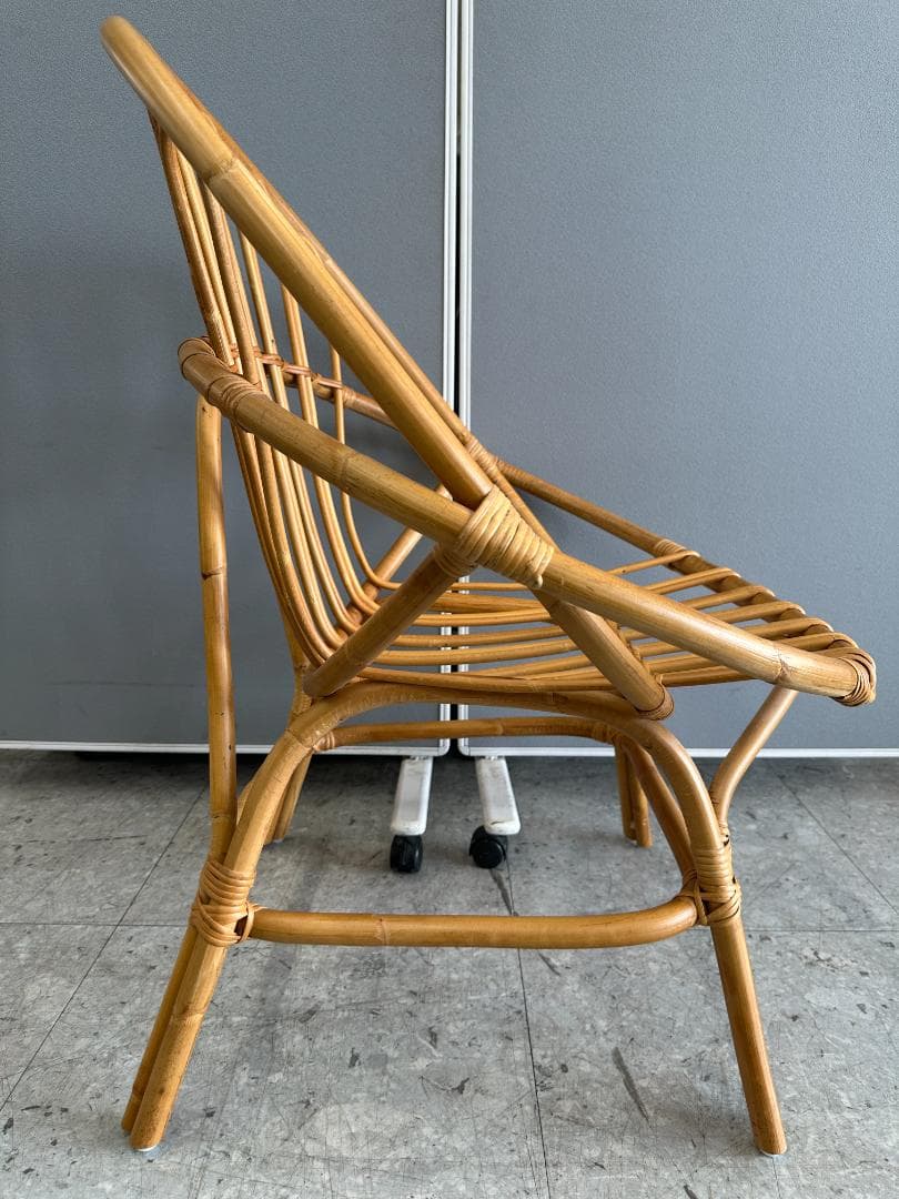 unico　ラタンチェア　CAGE(カージュ)　ブラウン　籐家具