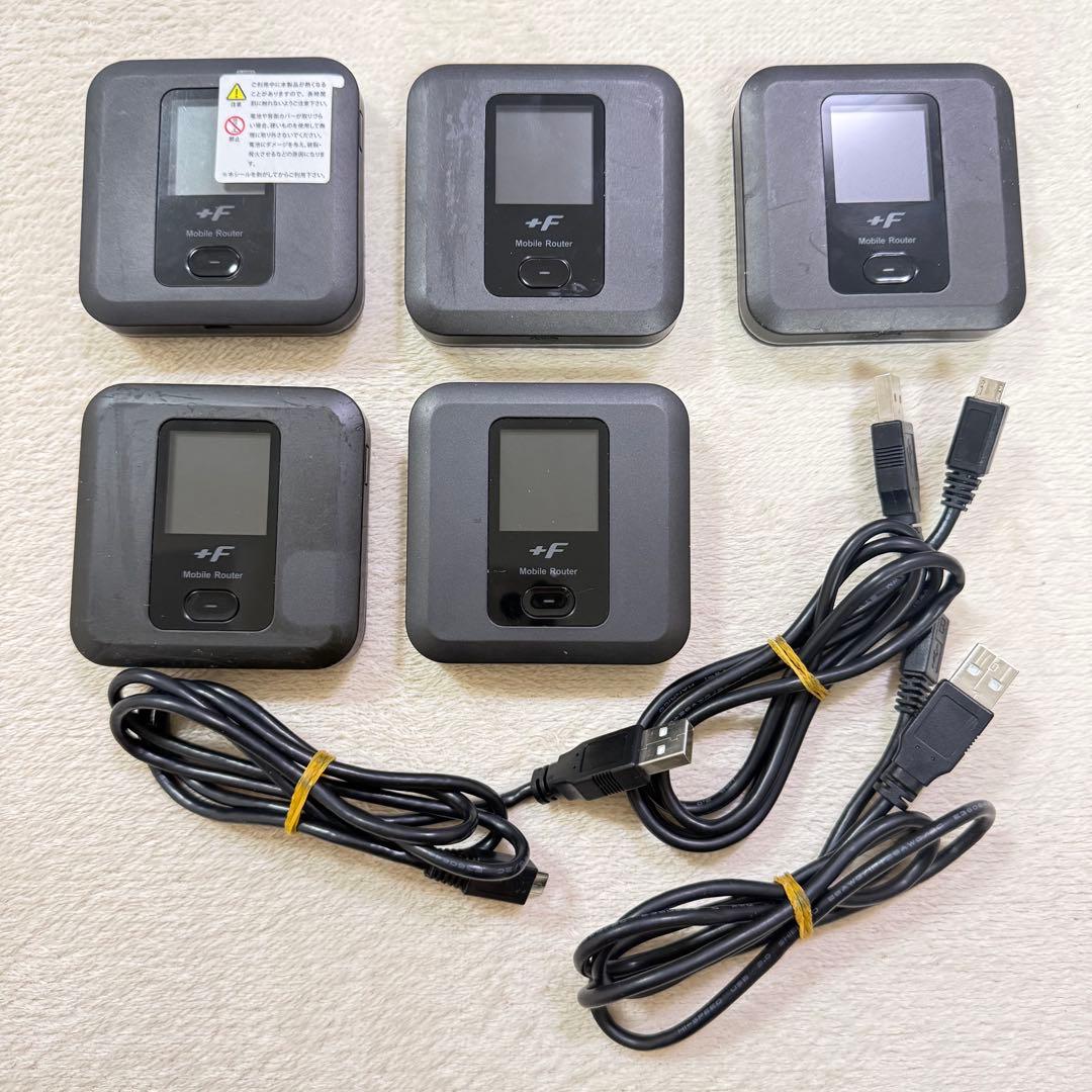 【動作確認済】富士ソフトFS030W SIMフリーWiFiルーター(5台セット)