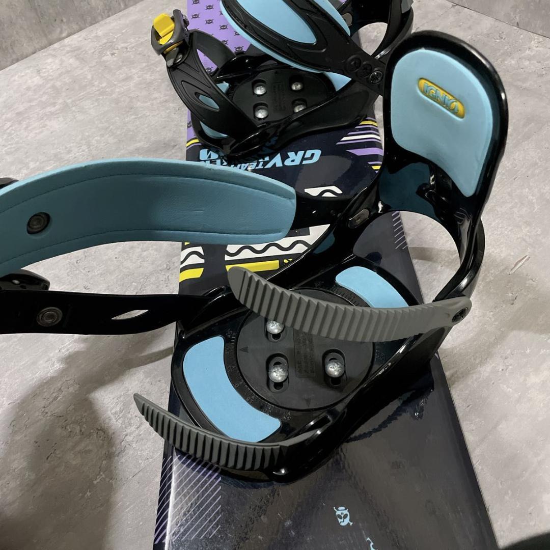 キッズ ジュニア スノボ 110cm IGNIO バイン ブーツ付 3点セット