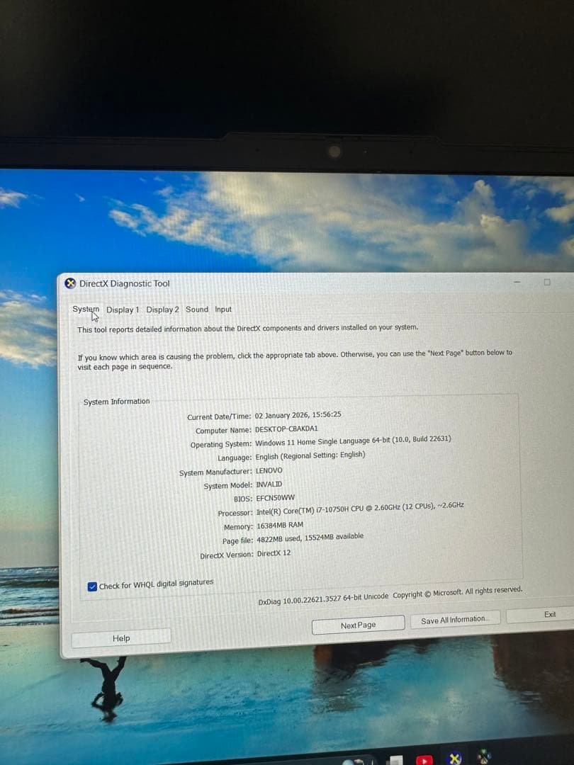 Lenovo Legion 15.6インチ ノートPC ACアダプター付き