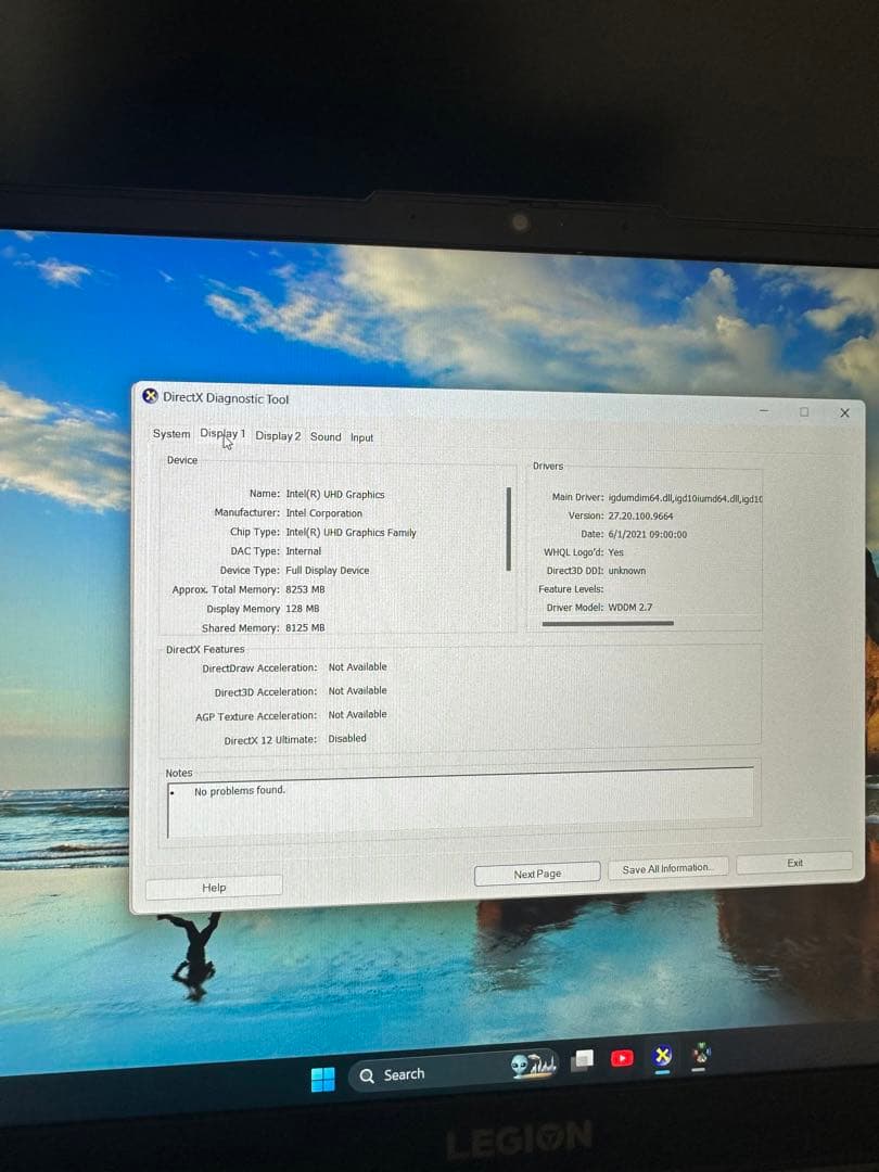 Lenovo Legion 15.6インチ ノートPC ACアダプター付き