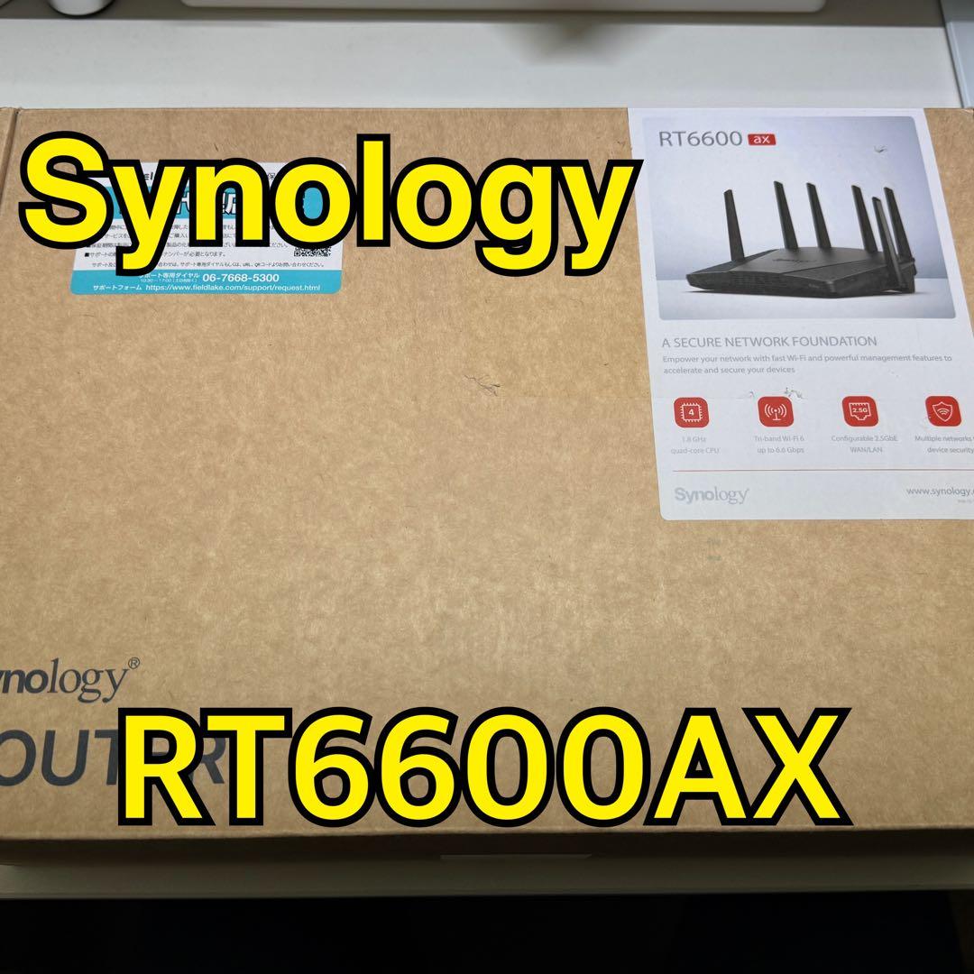 【中古】Synology RT6600AX 無線LANルーター