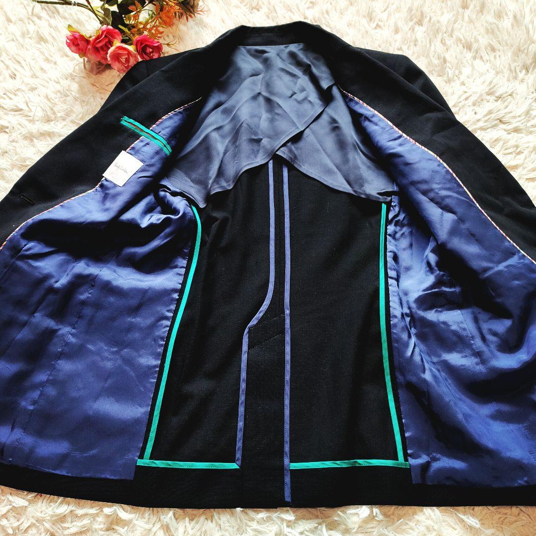 ポールスミス セットアップ スーツ スリムパンツ ウール バイカラー 現行モデル