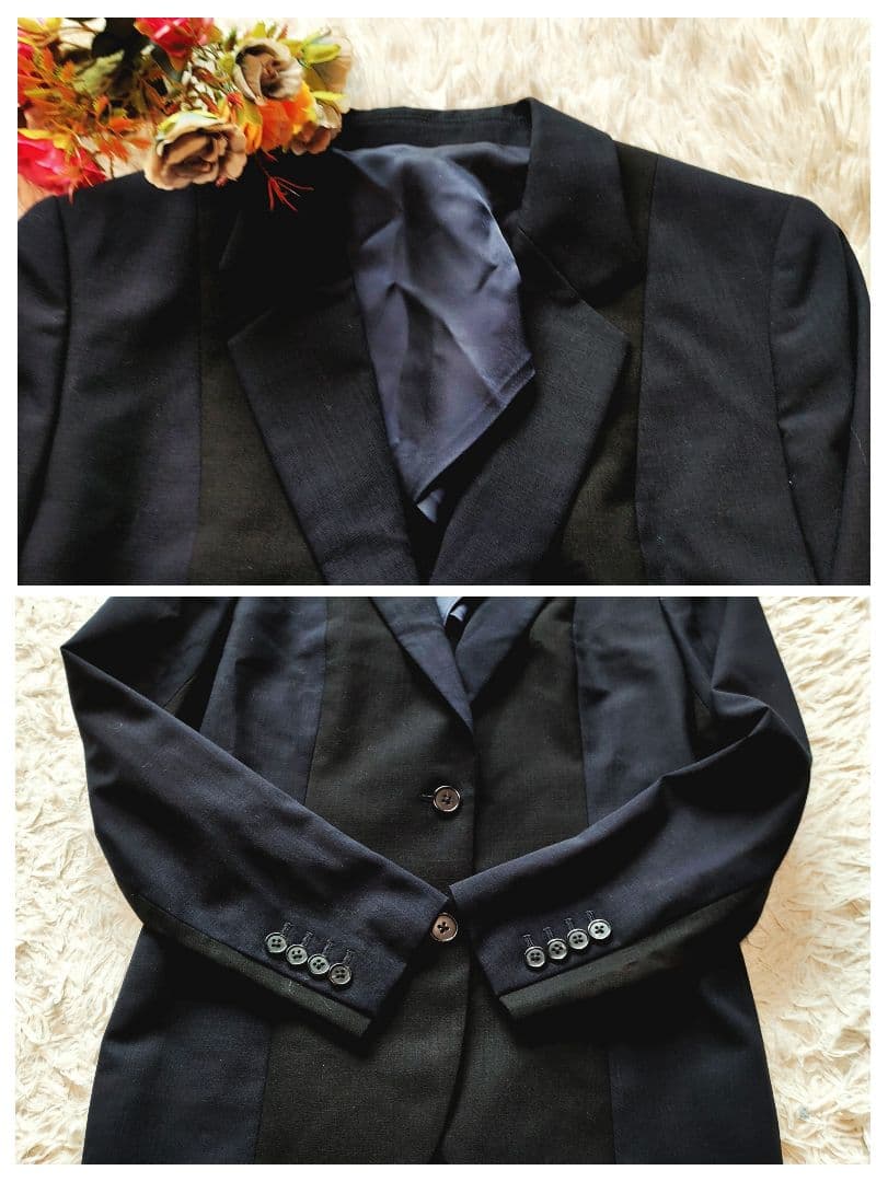 ポールスミス セットアップ スーツ スリムパンツ ウール バイカラー 現行モデル