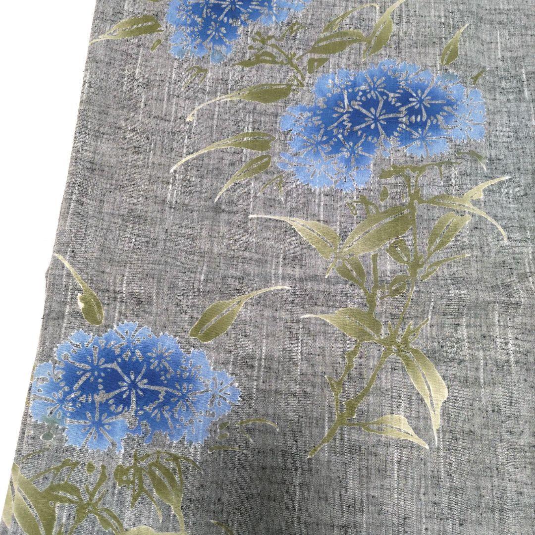 竺仙　浴衣　紬ゆかた　綿紬