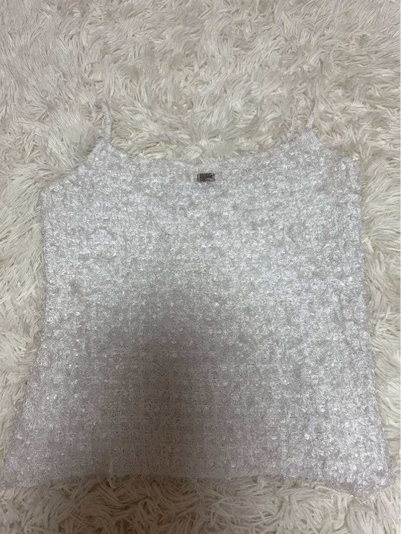 CHANEL キャミソール サイズ40 ホワイト