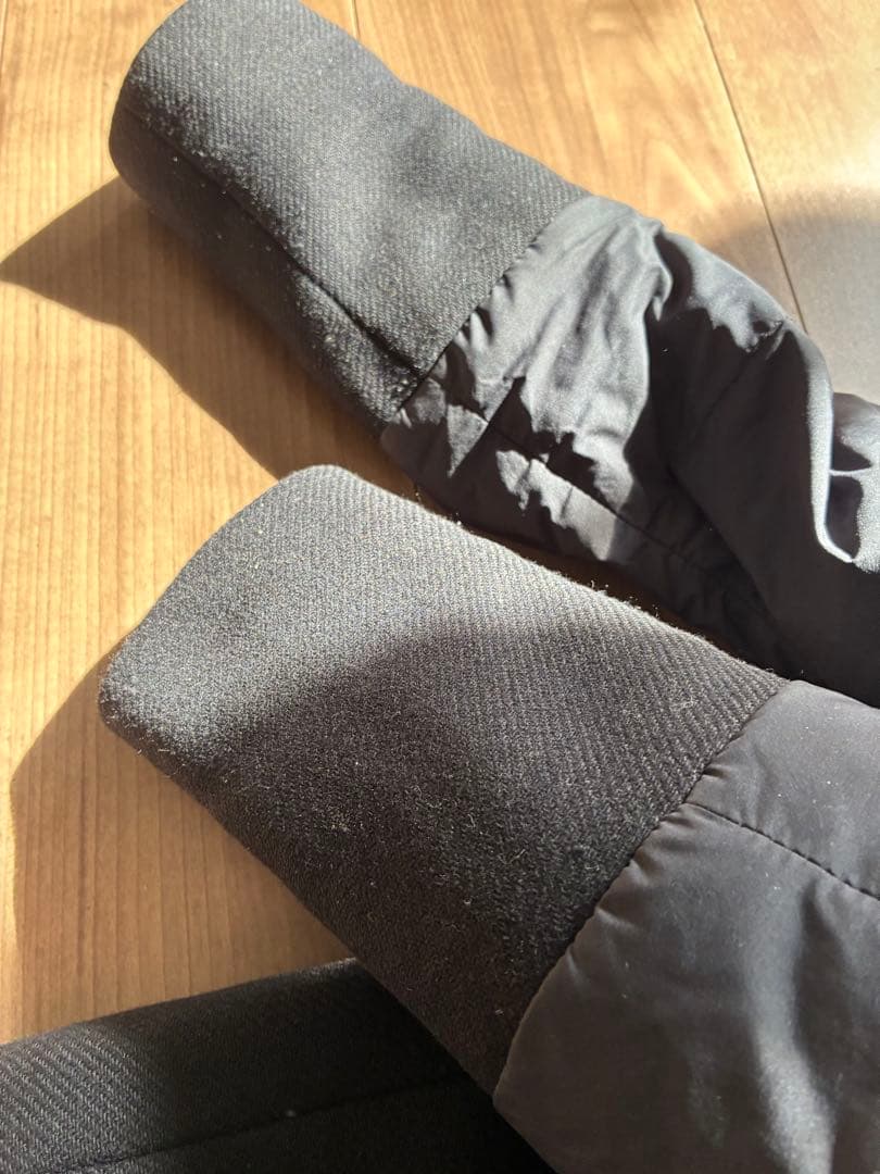 Herno ダウンジャケット ブラック　ウール切り替え