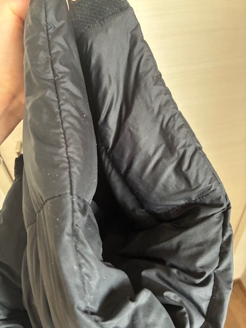 Herno ダウンジャケット ブラック　ウール切り替え