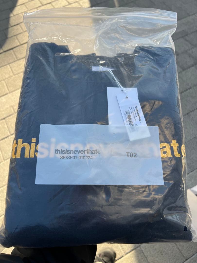 岡さん専用 【刺繍】thisisneverthat ネイビー スウェット M