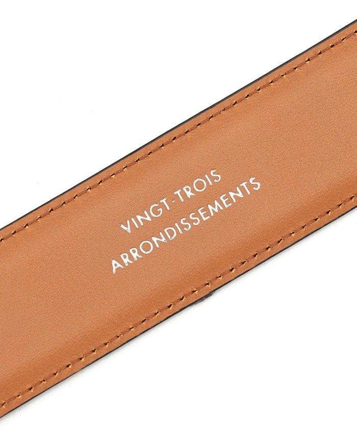 655新品23区ガラスフェザー ベルト38￥11990日本製