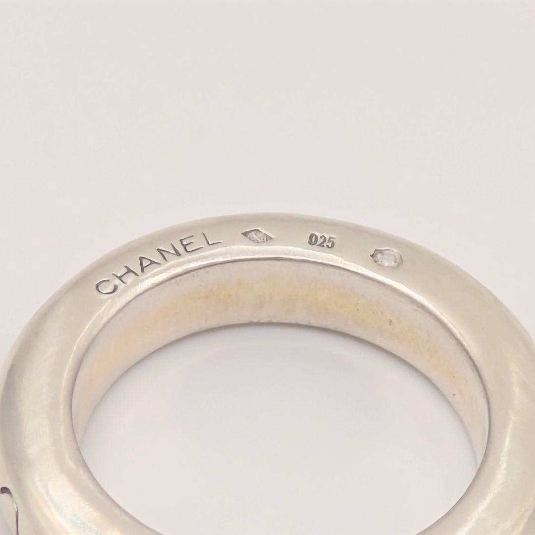 CHANEL シャネル シルバーリング ヴィンテージ AG925 12号 箱付