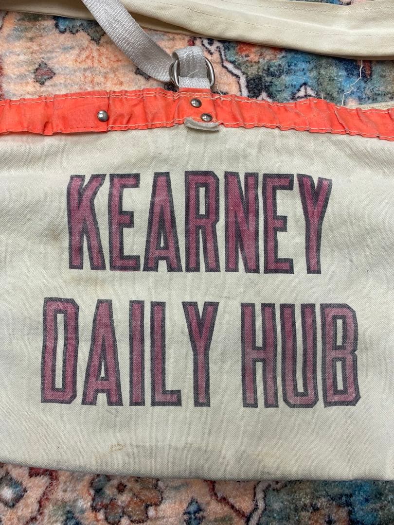 70s ニュースペーパーバッグ　染み込み