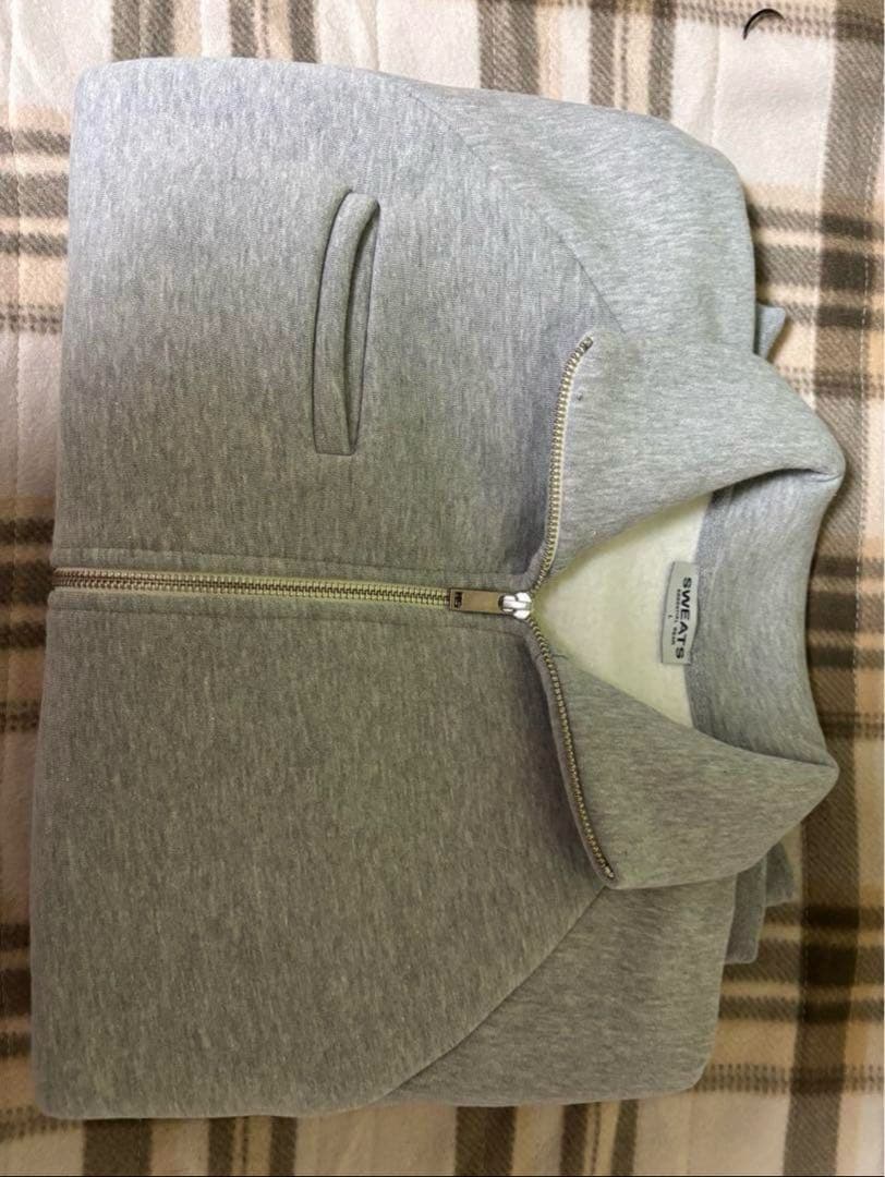 かつき君着用 sweats COZY TRACK JACKET - GREY