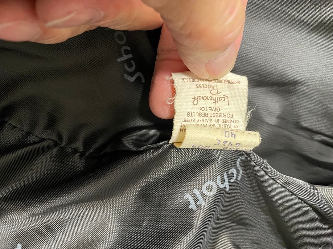 schott シングルライダース サイズ40 美品