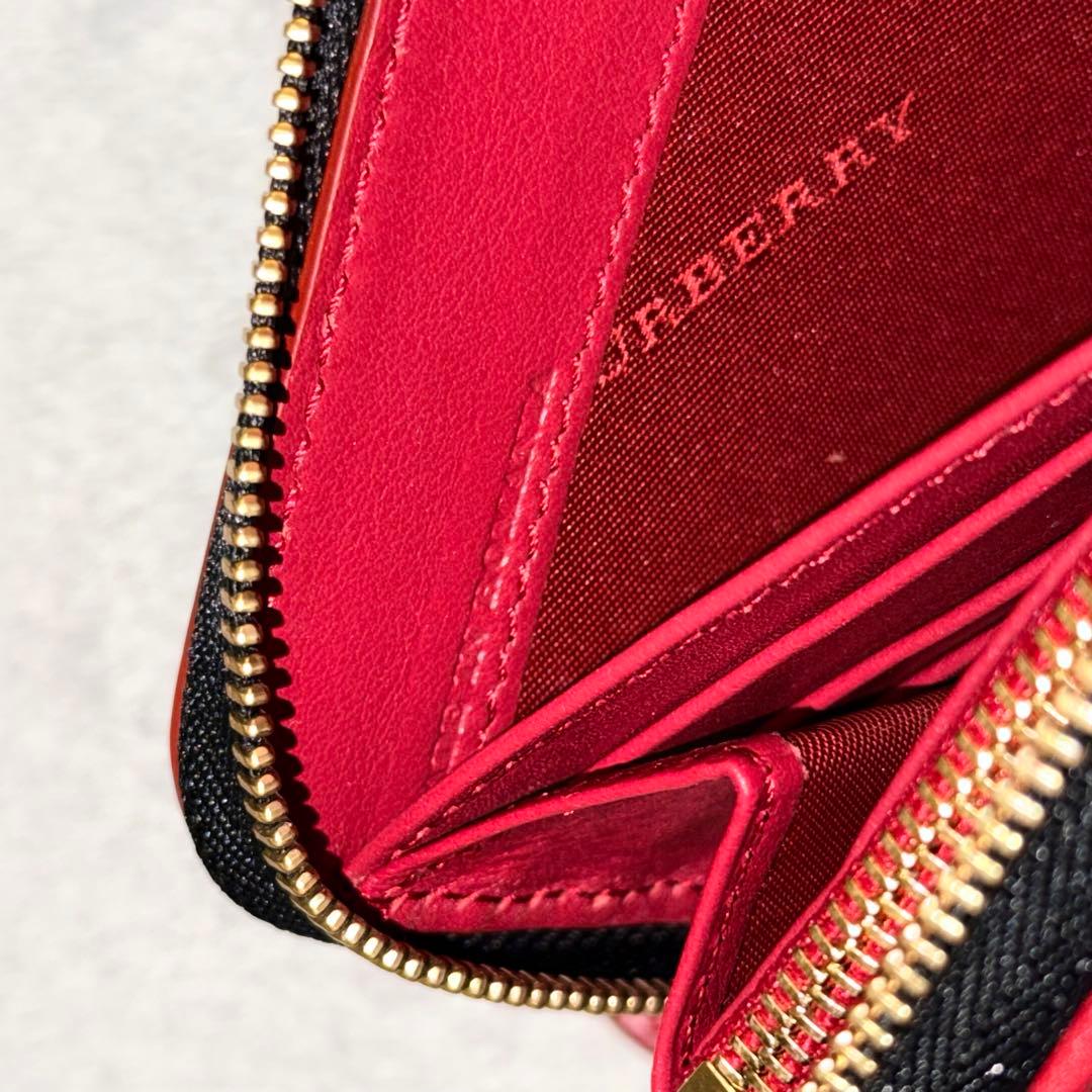 ⭐️新品未使用⭐️ バーバリー　ノバチェック　長財布　ラウンドジップ　シャドーホース