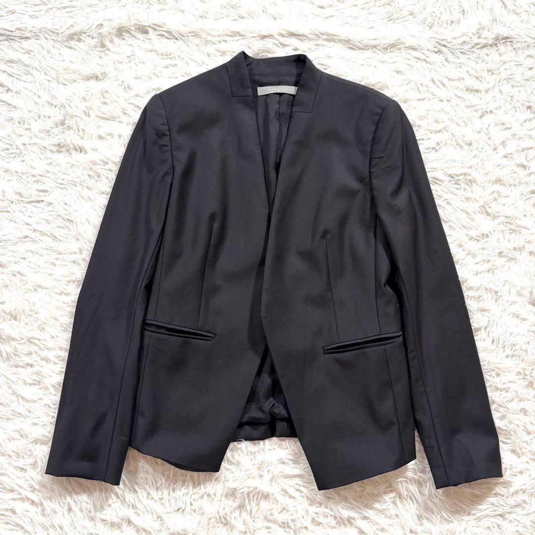 セオリーリュクス　セットアップ　スーツ　エグゼクティブ ノーカラー　パンツスーツ